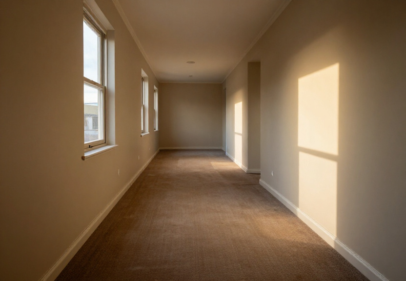 Restored living room in Condell Park after flood restoration